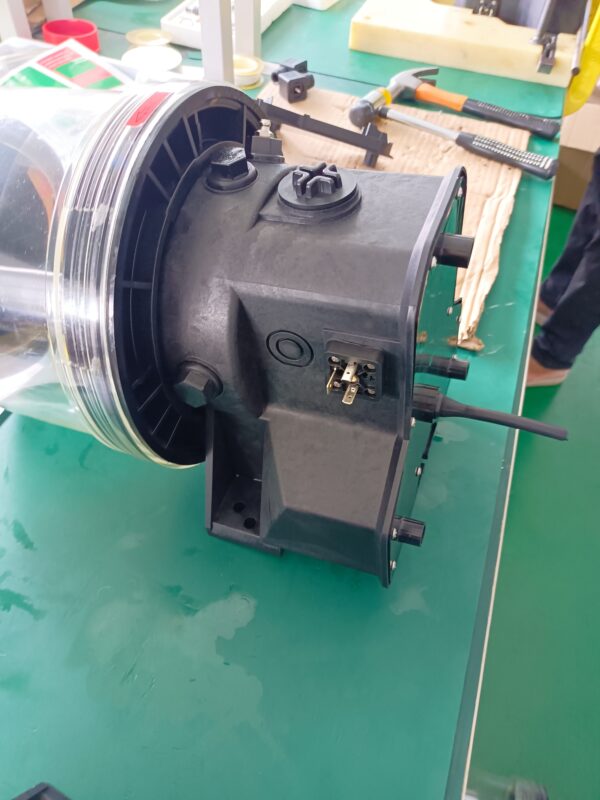 electrically operated piston pump
