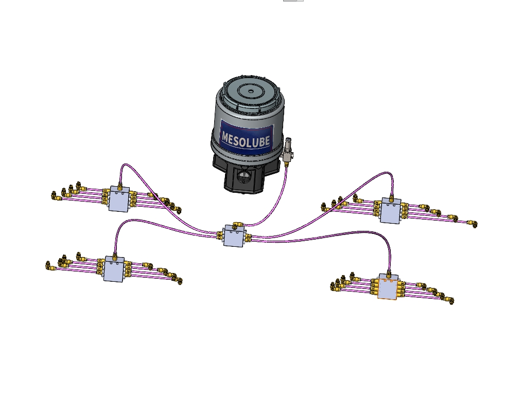 automatic progressive lubrication system.