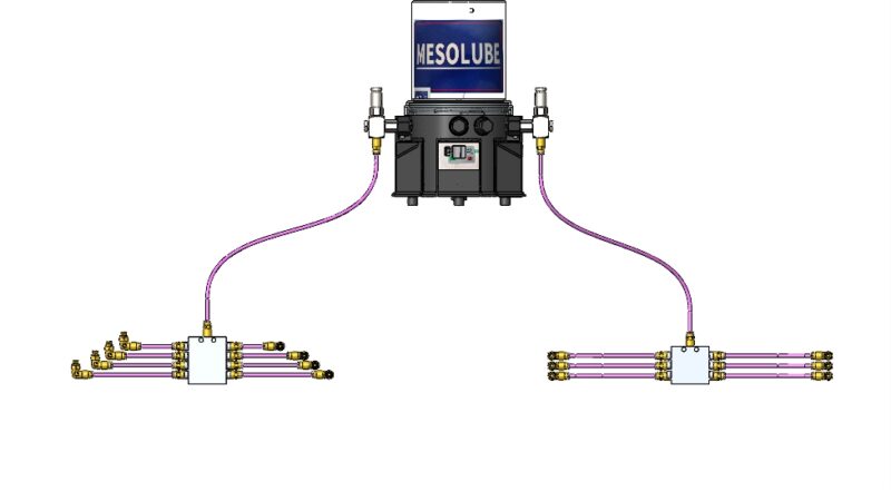 mesolube automatic progressive lubrication system(consist)